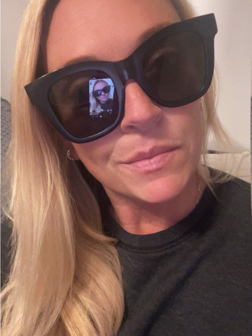 Quay Australia After hours Black Cat Eye Sunglasses